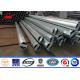 9 Meter Galvanized Steel Tubular Pole Steel Utility Poles ASTM A123 Standard