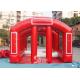 Outdoor Giant Inflatable Football Obstacle Course With Tent For Playing Games