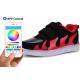 Skate Boys App Controlled LED Shoes Bluetooth Connection Light Up Sneakers For Kids