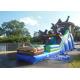 Wet Air Water Slide , Bounce House Water Slide Multicolors Entertainment Anti Uv