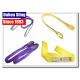 South American Polyester Flat Lifting Slings Eye And Eye Hoist Straps Double Ply Type