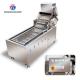 2.6KW Fruit and vegetable cleaning and processing equipment automatic washing machine conveyor belt bubble cleaning mach