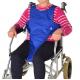 Nylon Webbing Wheelchair Accessories Blue Mesh T - Shaped Anti - Skid Tape