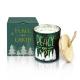 Christmas Gift Set Fir Painted Scented Soy Jar Candles