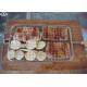 Galvanized Crimped Barbecue Grill Wire Mesh Customized Size BBQ Sheet