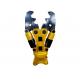 High Reach Demolition Boom Excavator Attachments 4 Side Blade 2250KN Hydraulic Breaker Attachment