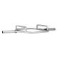 Gym Training Unisex 120cm Dumbbell Weight Lifting Barbell Bar Hex Chrome