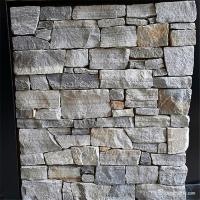 Beige / Brown / Rust Natural Stone Ledger Stone Wall Tile With Cement Backing