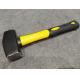 British Type Stoning hammer(XL-0087) painted surface, rubber handle, durable and good price hand construction tools