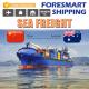 Shanghai To Brisbane Oceania Shipping , 20FT Container Shipping