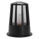 Outdoor Led Solar Pillar Lights Modern 125x230MM E27 220V Deep Coffee Sand