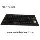 Compact Silicone Backlit Industrial Keyboard With Trackball 75 Keys 5.0VDC