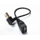 USB A female to USB A Male Up angle adapter cable