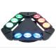 DMX512 100w Spider Beam Moving Head Lighting 9 Heads Lights AC 110-240V 50-60HZ