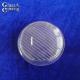 Customize Transparent Textured Surface Glass Light Cover Lens