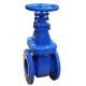 Soft Seated Cast Iron Water Gate Valve Non Rising Stem Resilient WCB Body