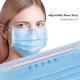 Blue Polypropylene Non Woven Face Mask 3D Cropping Protection Medical Mask