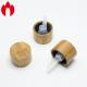 18mm Bamboo Plastic Screw Top Cap With Plastic Stopper