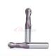 1/8 1/2 Ball Nose End Mill Cutter 12mm Carbide End Mill Bits For Aluminum