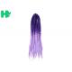 Braid Purple 24 Inch Synthetic Hair Pieces , False Hair Pieces Hair Extensions Type