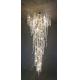 Vertical Ceiling Lights Metal Chandeliers Customized Pendant Lamp 240V G9 ODM