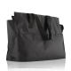High quality black nylon  handbags tote bag classic handmade nylon travel tote hand bag for man and woman