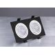 Double Head 3w / 5w / 7w Square Recessed 5730 LED Commercial Light
