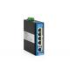 4 PoE Ports Industrial POE Switch Aluminum Alloy Material For Smart City