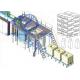 PLC Control Automatic Palletiser Machine For Bags Boxes High Stacking Capacity