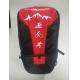 Detachable Bike Helmet Backpack Bag Red With Dry / Wet Separation
