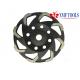 105mm  Fan  5 Inch 7 Inch Diamond Cup Wheel ,  Black Diamond Concrete Grinding Cup