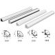 CE RoHS LED Aluminum Profile Linear Light Clear Milky Cover End Caps Clips Under