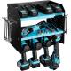 Cordless Tool Storage Power Tool Rack for Garage Organization Pegboard Accessories Holder