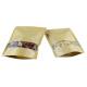 Three Layers Laminated Custom Printed Food Pouches Stand Up With Clear Window