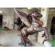 Animal Statue Life Size Fiberglass Horse With Wing Statue For Mall Decoration