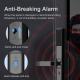 Digital Office Smart Sliding Door Lock Thermal Break Aluminum Alloy Handle Lock
