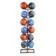 Customized Multilayer Metal Basketball Storage Rack for Sports Cards and Skate Display