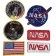 200mm USA NASA Patch Loop Fasteners Military Embroidered Patches