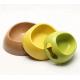 Biodegradable Bamboo Pet Bowl Feeders Environment Friendly Unique Design