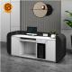 Matte Repairable Solid Surface Reception Counter Joint Seamless Marble Pattern