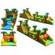 Renting Durable Inflatable Obstacle Course For Jungle Themed Party