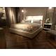 Modern Luxury Design High End Leather Or Fabric King Size Bed