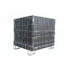 Collapsible Welded Warehouse 2.5mm Wire Mesh Storage Cage Durable Bold Metal Bar