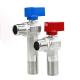 OEM  Brass Water Angle Valve / Check Valve With Red Handle