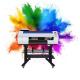 Pyrography Film Sublimation Fabric Printing Machine With 2 Heads