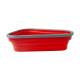 Slice 10 X 7.5 X 1.5 Pizza Storage Container With 5 Microwavable Serving Trays