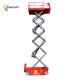 Self Propelled Aerial Lift 40 Ft Scissor Lift With 2-4Mph Drive Speed