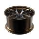 Brushed Dark Gun 2Piece Forged Wheels Rims Metal Barrel Polished Bronze 5X112 20 Inch