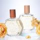Customized  Glass Perfume Bottles with Stoppers Refillable Frosted Glass Spray Perfume Bottle Cap