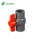 Chemical Industry PVC Ball Valve with Straight Through Type and Socket Thread End
